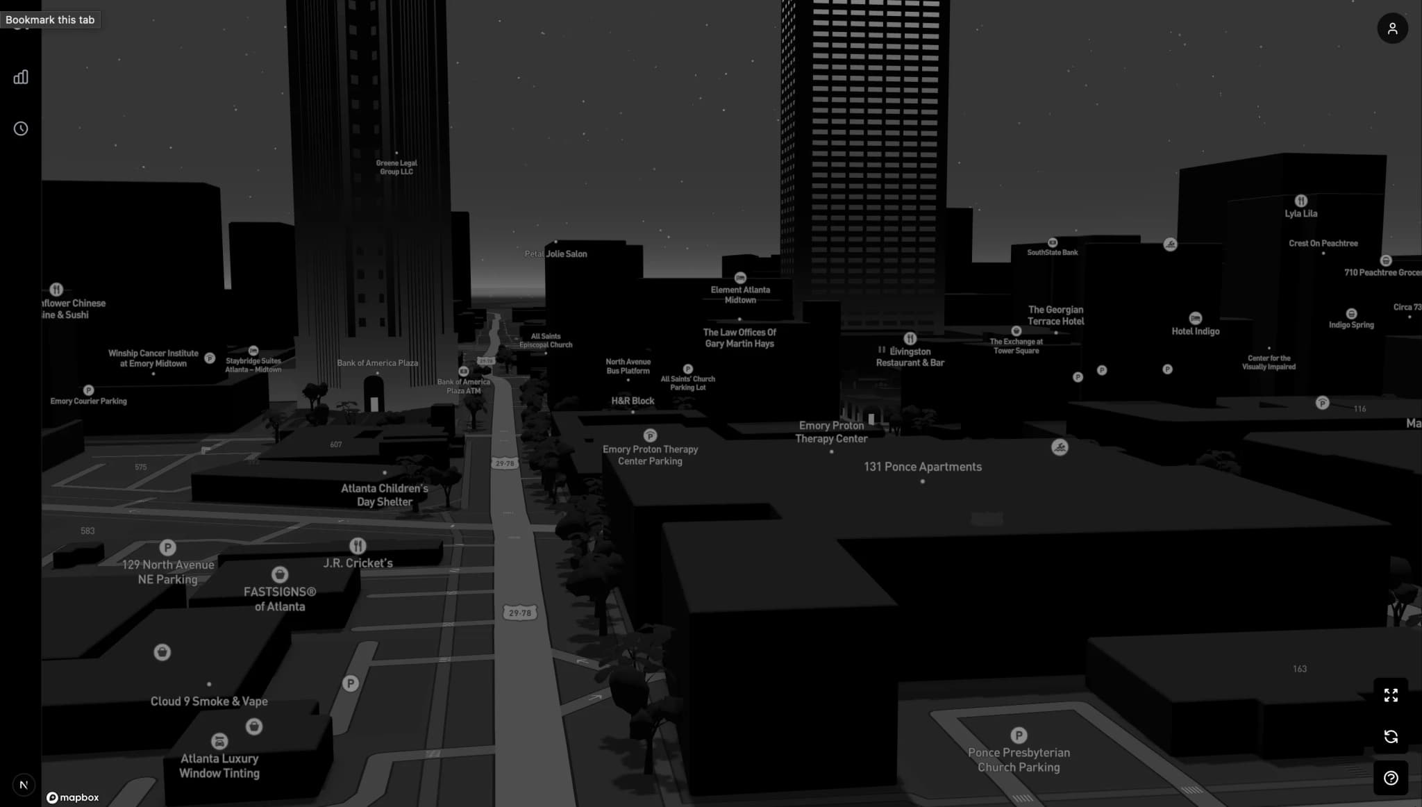 Atlanta skyline - OceanIR geolocation coverage