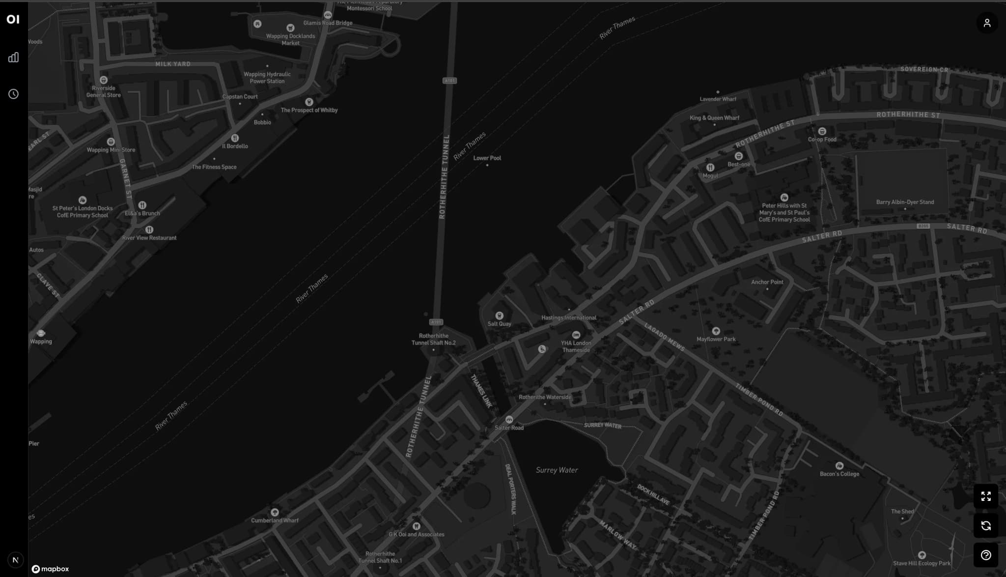 London skyline - OceanIR geolocation coverage