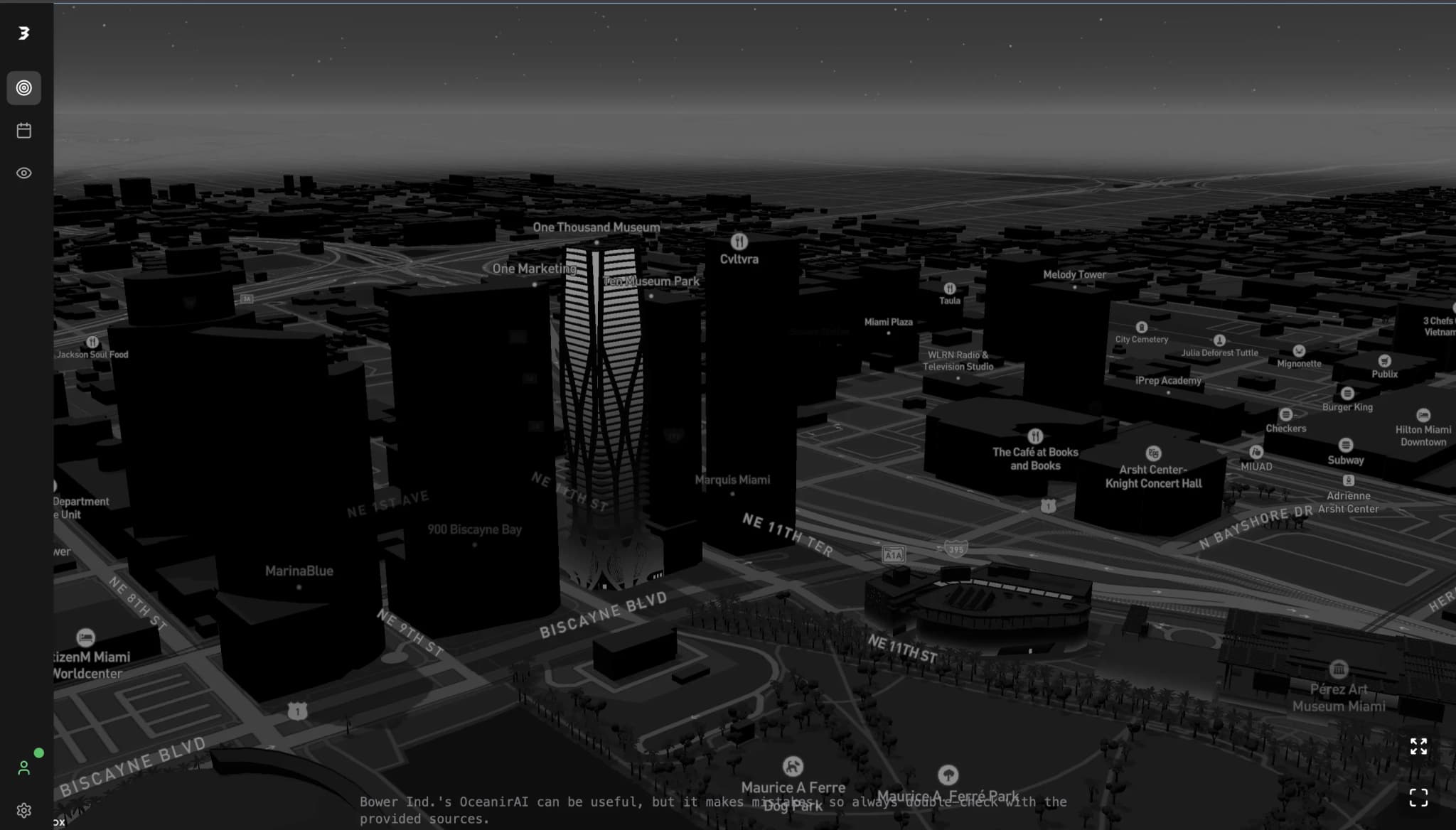 Miami cityscape - OceanIR geolocation coverage