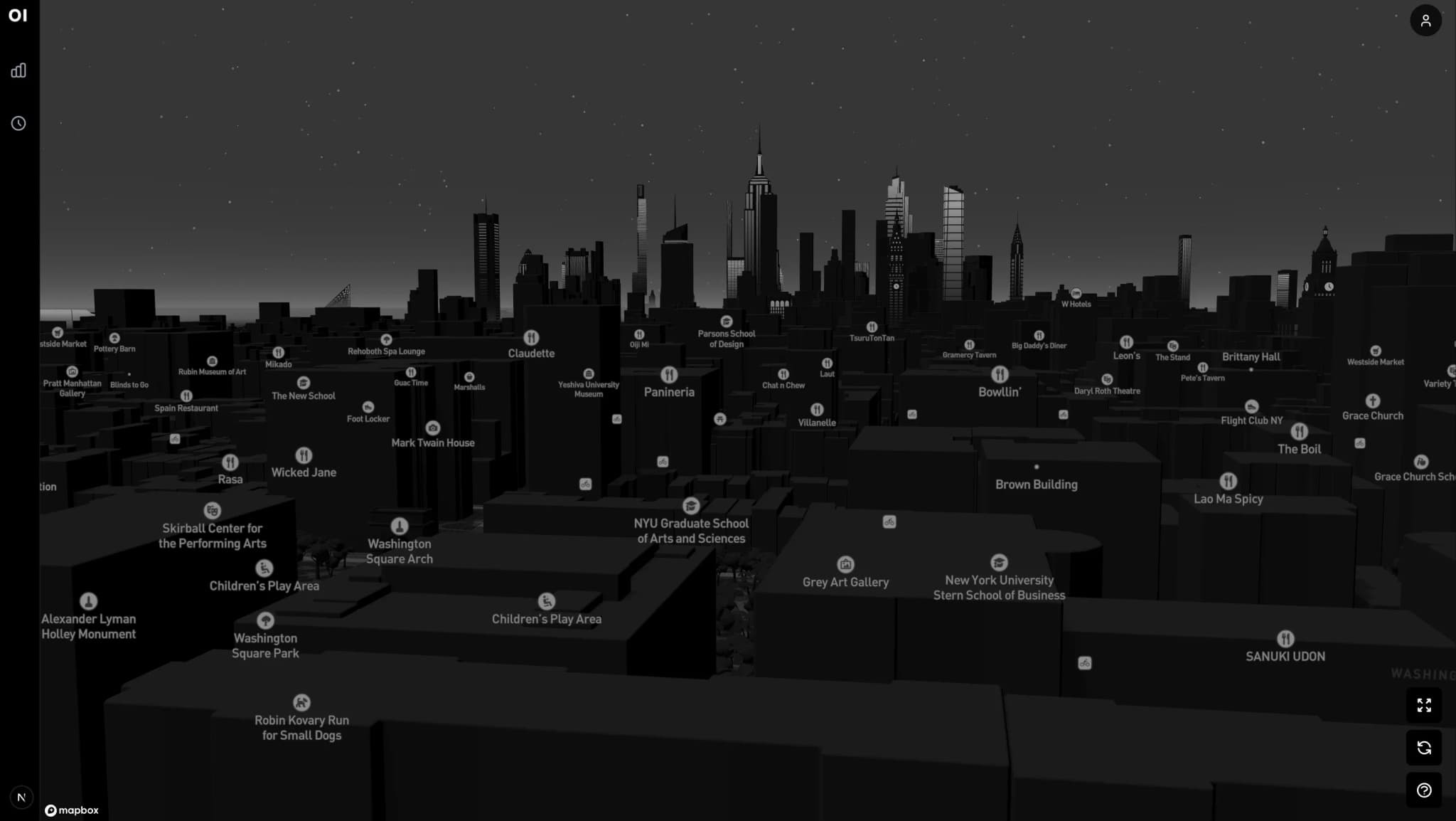 New York City skyline - OceanIR geolocation coverage