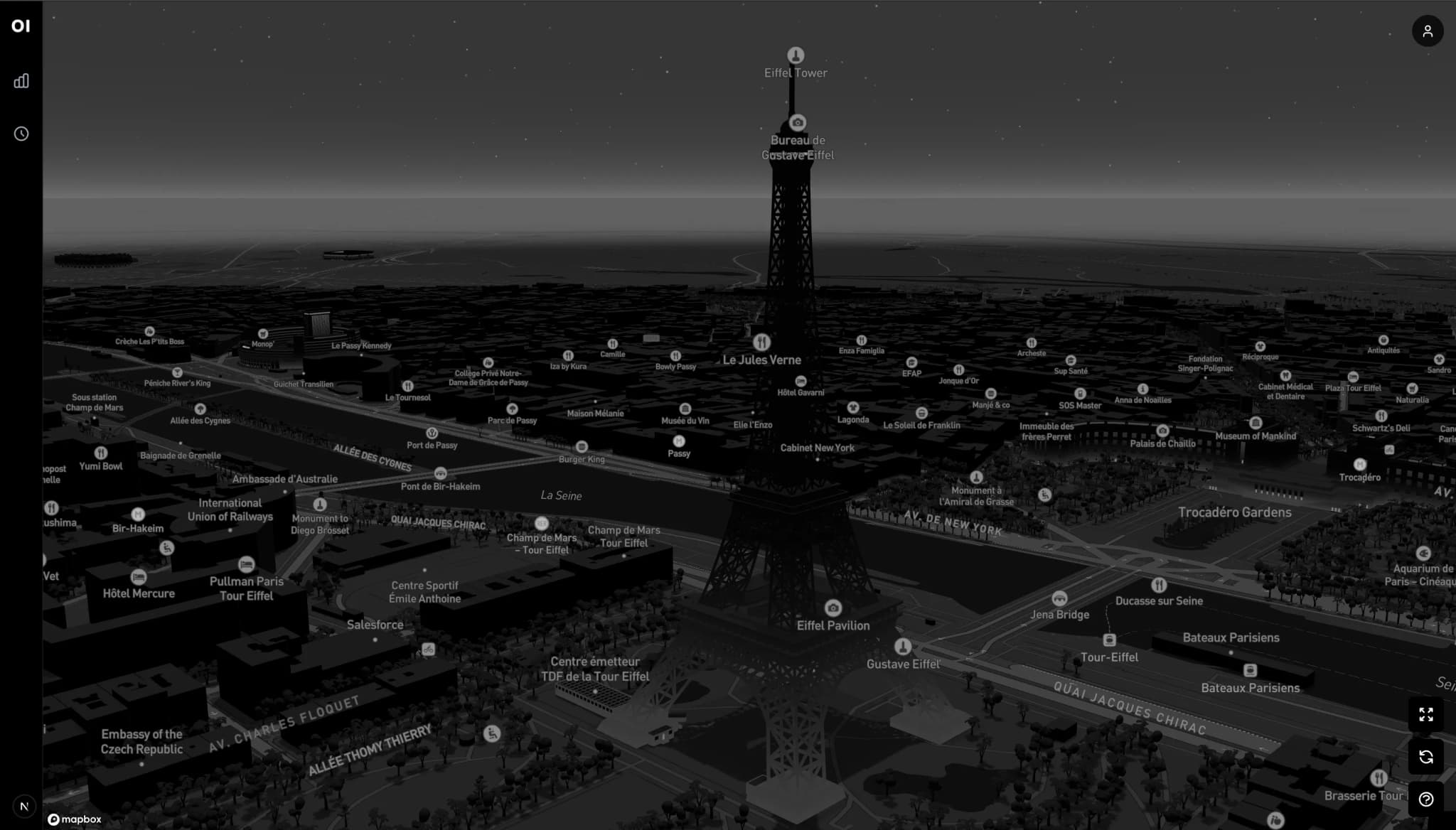 Paris cityscape - OceanIR geolocation coverage