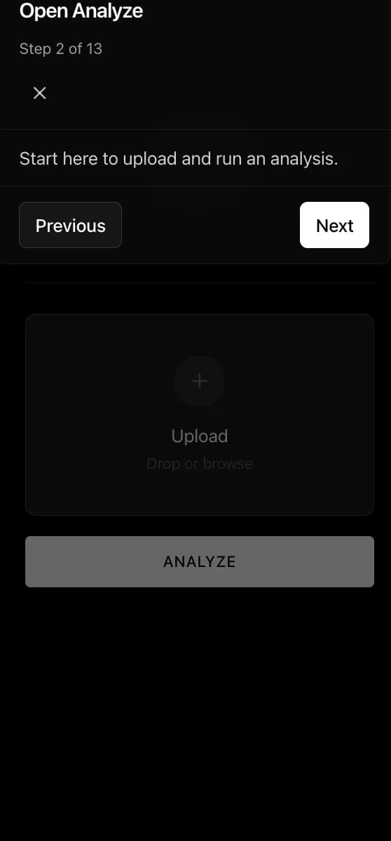 Upload Your Image - OceanIR geolocation process step 01