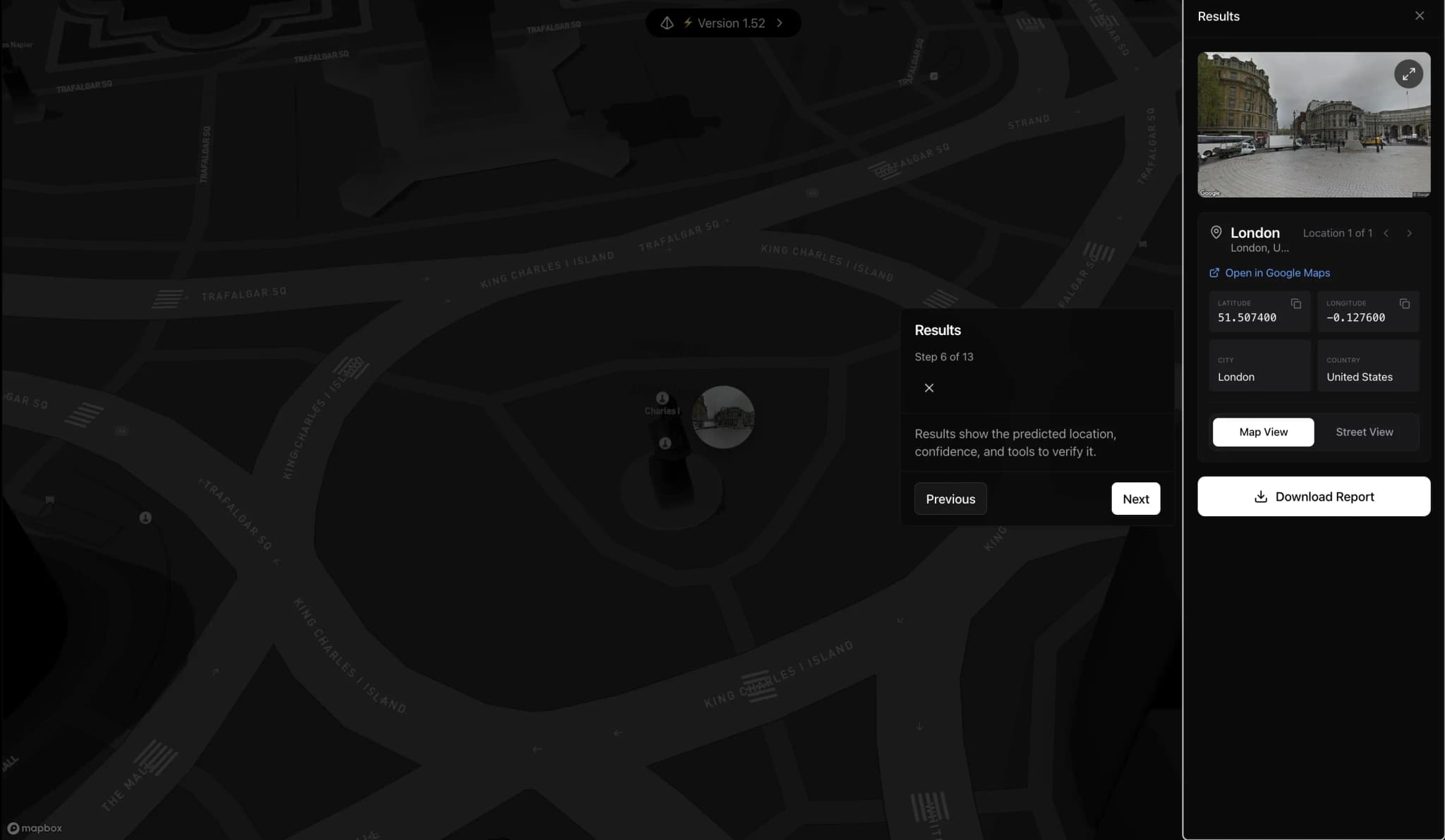 Location Matching - OceanIR geolocation process step 03